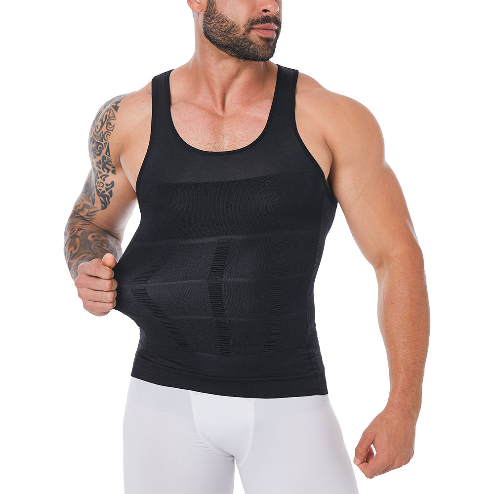 Men's Compression Shirt Muscle Tank Top Slimming Undershirt Men's Compression Shirt Muscle Tank Top Slimming Undershirt